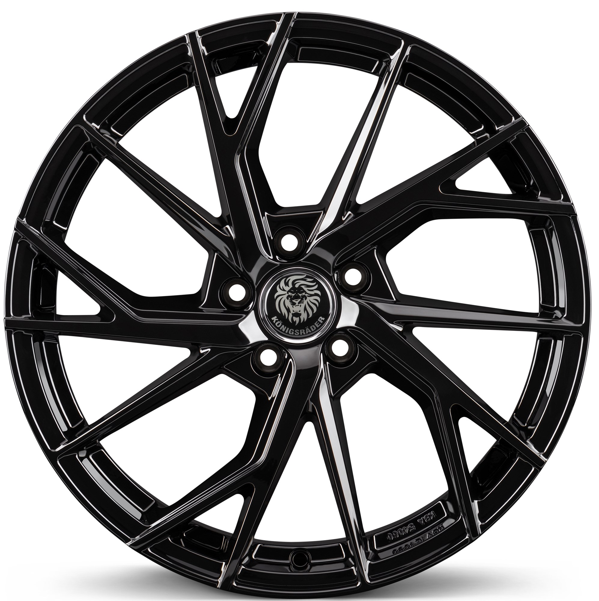 KONIGSRADER KR4 ZWART GLANZEND 4251674547063